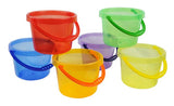Translucent Beach Bucket (Set of 6)
