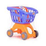 Polesie - Blue Shopping Trolley Cart For Kids