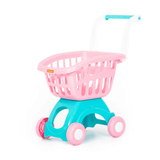 Polesie - Blue Shopping Trolley Cart For Kids