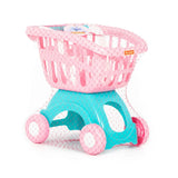 Polesie - Blue Shopping Trolley Cart For Kids