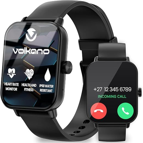 Volkano Chroma Series Smartwatch with Black Strap