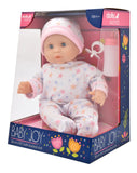 Dollsworld - Baby Joy Doll 38cm (15") With Accessories And Star Print Outfit