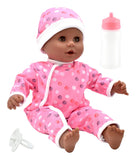 Dollsworld - African Little Treasure Baby Doll 38cm (15”) Polkadot Outfit