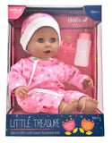 Dollsworld - African Little Treasure Baby Doll 38cm (15”) Polkadot Outfit