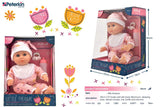 Dollsworld - Little Treasure Baby Doll With Accessories 38cm (15") Pink