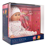 Dollsworld - Dolly Doctor Baby Doll Medical Accessories & Dummy 46Cm (18")