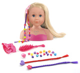Dollworld - Ashley Blonde Styling Head Doll Playset