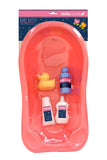 Dollsworld - BathTub Playset for Dolls with Accessories