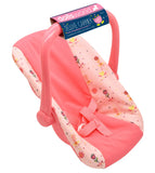Dollsworld - Doll Car Seat Carrier Flower Print