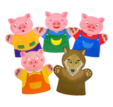 Story Telling  Hand Puppet Set 5 Piece