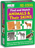 Creatives - Animals & Their Skins Find and Match Memory Game