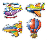 Creatives - Air Transport Puzzles (4 x 8 Piece Puzzles)