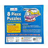 Creatives - Air Transport Puzzles (4 x 8 Piece Puzzles)