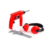Polesie - Red 3 Piece Tool Playset with Drill