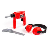 Polesie - Red 3 Piece Tool Playset with Drill