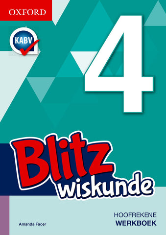 Blitz Wiskunde (Hoofrekene) Graad 4 Interaktiewe ePub