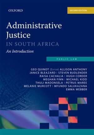 Administrative Justice in South Africa 2e (e-Pub)