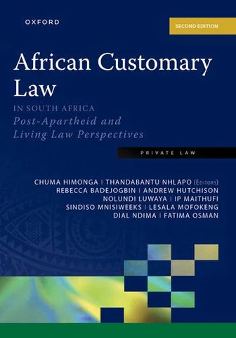 African Customary Law in South Africa 2e (e-Pub)