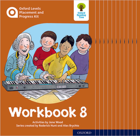 Oxford Levels Progress Kit: ORT Biff Chip & Kipper L8 Workbook Pack of 12