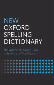 New Oxford Spelling Dictionary 2e