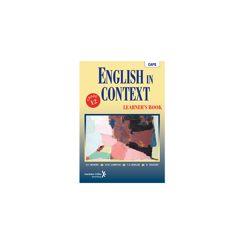 English in Context Grade 12 Learner's Book ePUB (1-year licence)