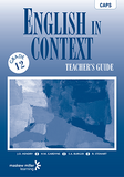 English in Context Grade 12 Teacher's Guide ePDF (1-year licence)