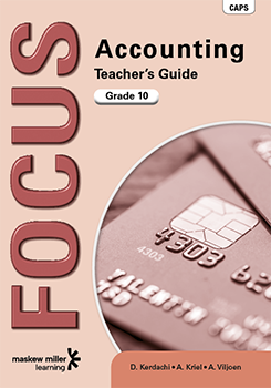 Focus Accounting Grade 10 Teacher's Guide ePDF (1-year licence)