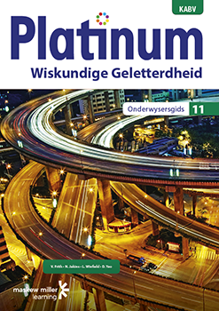 Platinum Wiskundige Geletterdheid Graad 11 Onderwysersgids ePDF (1-year licence)