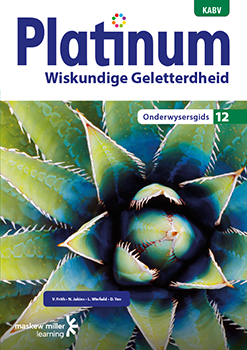 Platinum Wiskundige Geletterdheid Graad 12 Onderwysersgids ePDF (1-year licence)