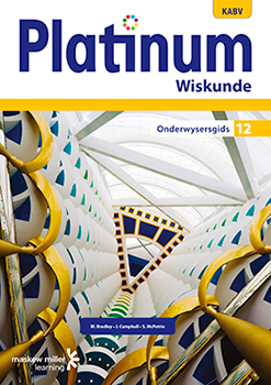 Platinum Wiskunde Graad 12 Onderwysersgids ePDF (1-year licence)
