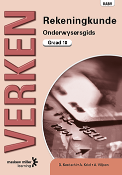 Verken Rekeningkunde Graad 10 Onderwysersgids ePDF (1-year licence)