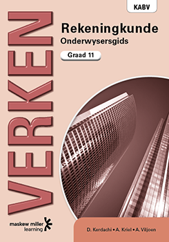 Verken Rekeningkunde Graad 11 Onderwysersgids ePDF (1-year licence)