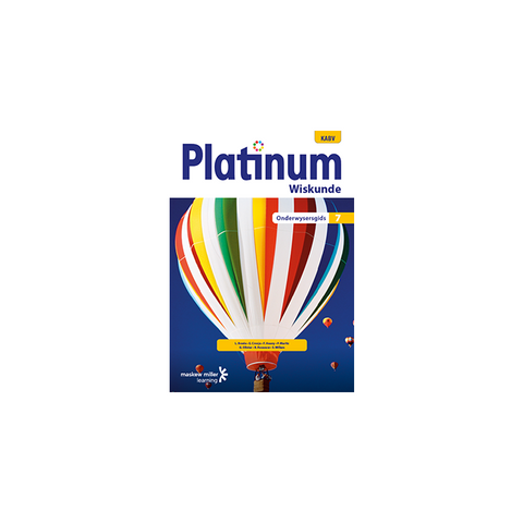 Platinum Wiskunde Graad 7 Onderwysersgids ePDF (1-year licence)