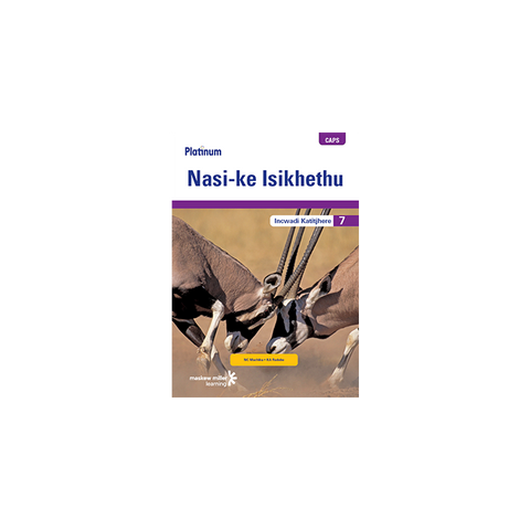 Platinum Nasi-ke Isikhethu (IsiNdebele HL) Grade 7 Teacher's Guide ePDF (1-year licence)
