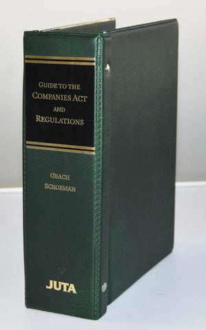 Guide to the Companies Act & Regulations (published since 1973)