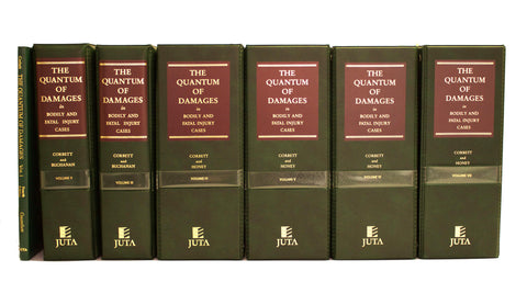 Quantum of Damages in Bodily & Fatal Injury Cases, The (Full Set - Volumes I - VIII)