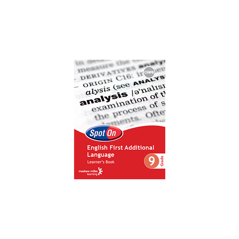 Spot On English First Additional Language Grade 9 Learner's Book ePDF (1-year licence)