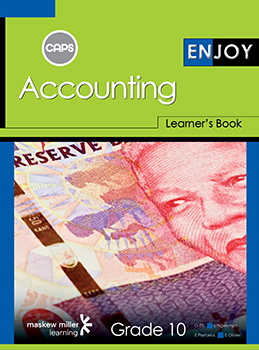 Enjoy Accounting Grade 10 Learner's Book ePUB (1-year licence)