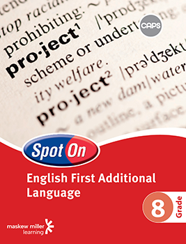 Spot On English First Additional Language Grade 8 Learner's Book ePUB (1-year licence)