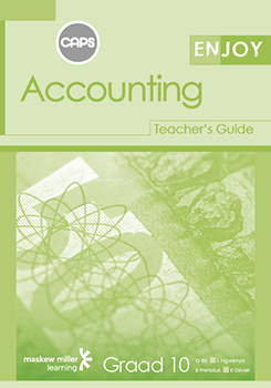Enjoy Accounting Grade 10 Teacher's Guide ePDF (1-year licence)