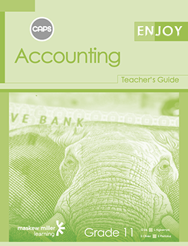 Enjoy Accounting Grade 11 Teacher's Guide ePDF (1-year licence)