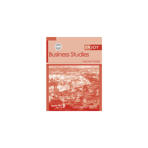 Enjoy Business Studies Grade 11 Teacher's Guide ePDF (1-year licence)
