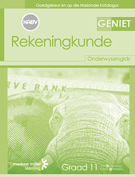 Geniet Rekeningkunde Graad 11 Onderwysersgids ePDF (1-year licence)