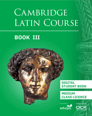 Cambridge Latin Course Student Book 3 - Digital Version - Medium Class Licence (1 Year Access) 5th Edition