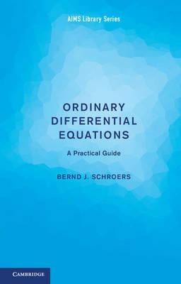 ORDINARY DIFFERENTIAL EQUATIONS BY SCHROERS, BERND J.