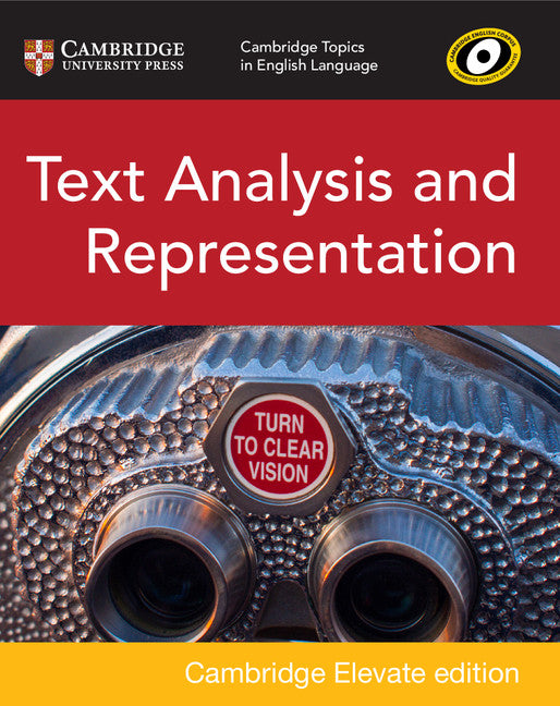 Cambridge Topics in English Language Text Analysis and Representation ...