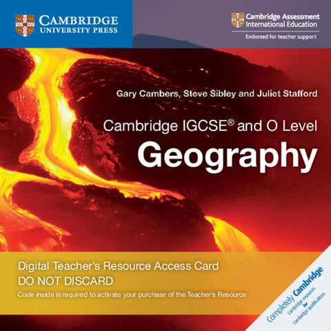 Access Geography Cambridge IGCSE® and O Level Geography Digital Teacher's Resource Acce ...