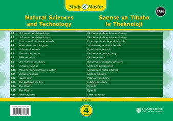 Study & Master Saense le Thekenoloji  Kereiti 4 (revision card pack in sleeve)