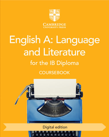 English A Language and Literature for the IB Diploma Digital Coursebook (2 Years)