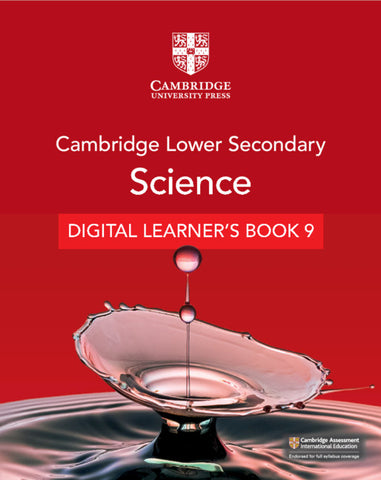 Cambridge Lower Secondary Science Digital Learner's Book 9 (1 Year)